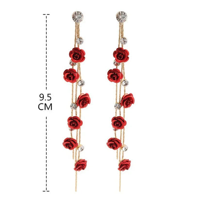 🥀 Elegant Rose Earrings 🥀